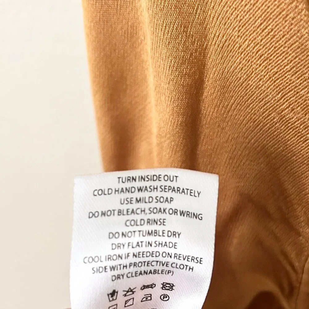 Shona Joy Alma Asymmetrical Bias Cowl Mini Dress in Saffron Size 10